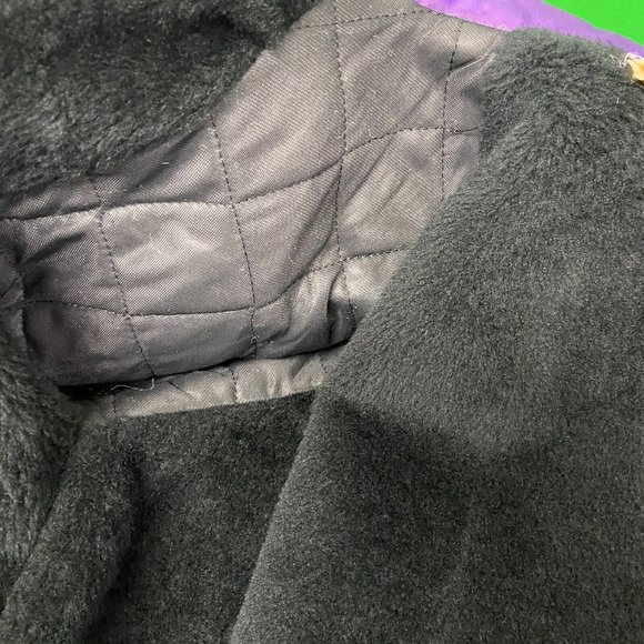 LSU Tigers Purple Snap-up Chalk Line Nylon Jacket w/ fleece lining Size S USA - Picture 16 of 16